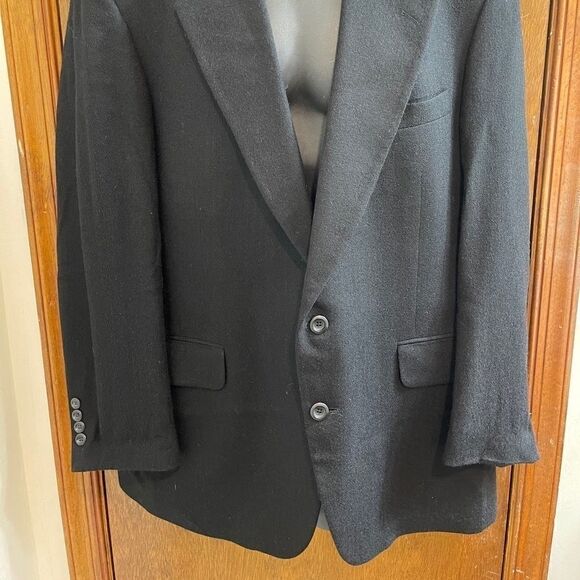 Nordstrom Black Loro Piana Worsted Camel Hair - Picture 2 of 11